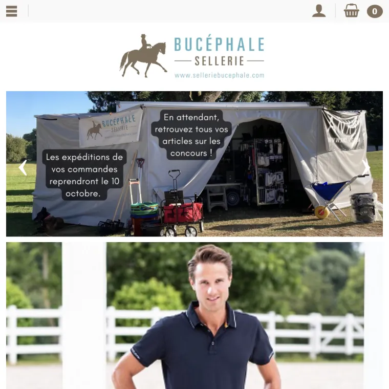 Boutique en ligne Sellerie Bucéphale